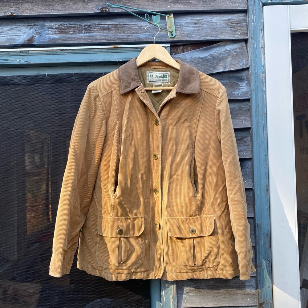 ll bean corduroy insulated barn coat